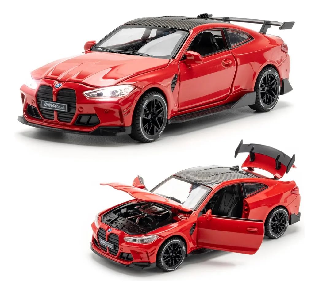 BMW M4 Diecast Model Car for Kids Age 3+ – Enhances Imaginative Play and Motor Skill Development - Bouncy Boo - Kids Toys Store