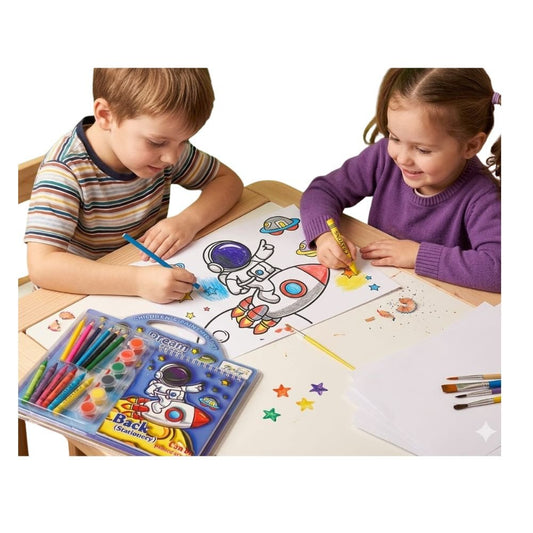 Colouring Gift Set for Kids 3+ Years | Creative Drawing & Learning Kit - Bouncy Boo - Kids Toys Store
