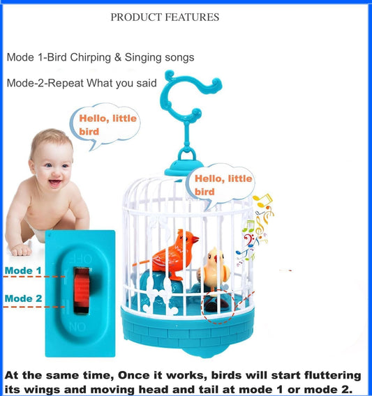 Interactive Talking Bird Toy for Kids 3+ Years | Repeats What You Say - Bouncy Boo - Kids Toys Store