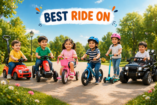 Kids ride-on toys for balance and physical development by Bouncy Boo