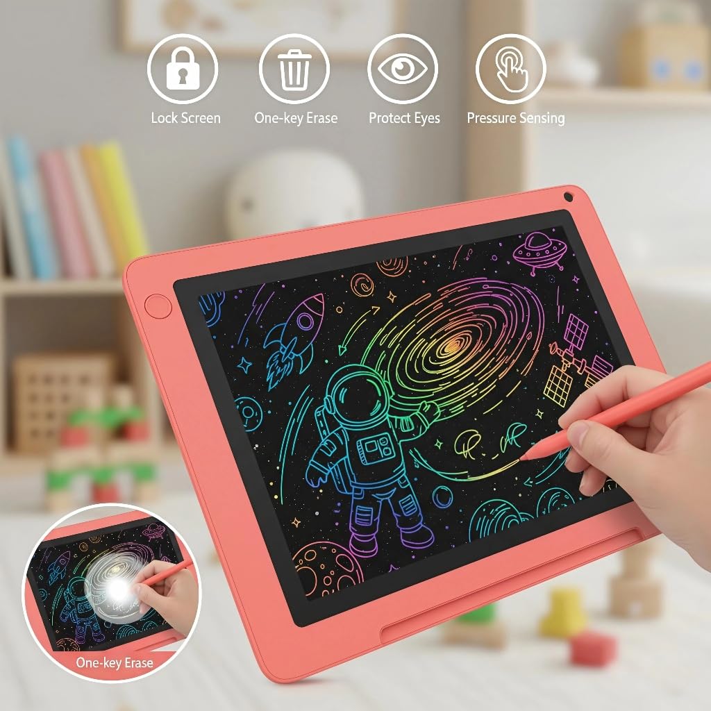 18 Inch LCD Writing Tablet for Kids & Adults – Enhances Creativity, Note - Taking and Paperless Learning - Bouncy Boo - Kids Toys Store