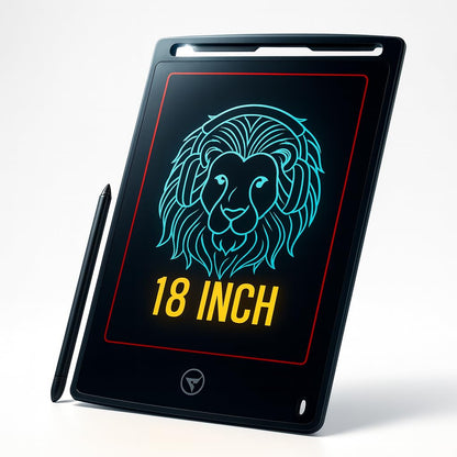 18 Inch LCD Writing Tablet for Kids & Adults – Enhances Creativity, Note - Taking and Paperless Learning - Bouncy Boo - Kids Toys Store