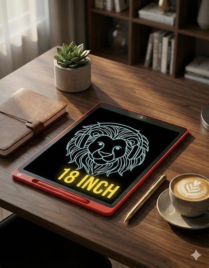 18 Inch LCD Writing Tablet for Kids & Adults – Enhances Creativity, Note - Taking and Paperless Learning - Bouncy Boo - Kids Toys Store