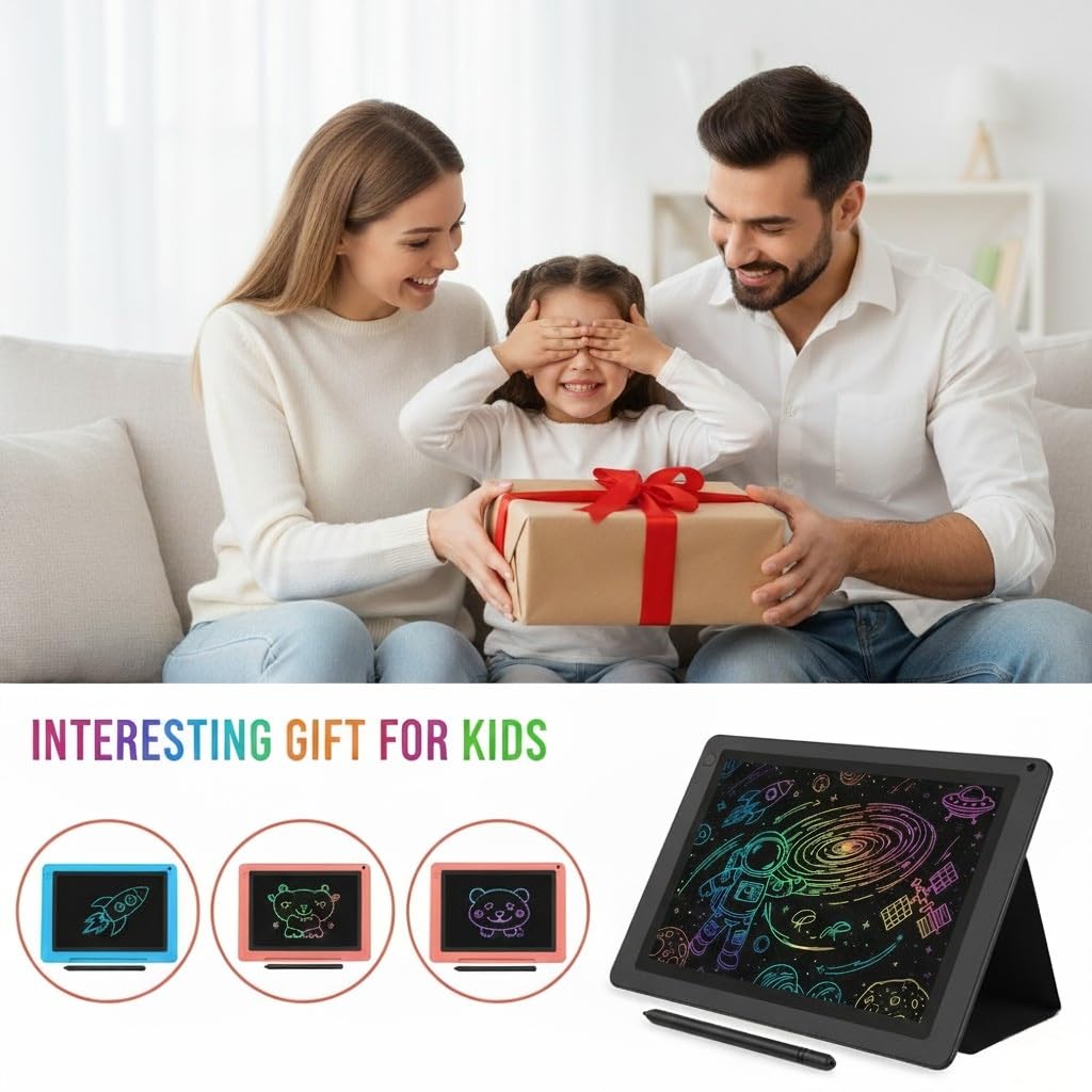 18 Inch LCD Writing Tablet for Kids & Adults – Enhances Creativity, Note - Taking and Paperless Learning - Bouncy Boo - Kids Toys Store