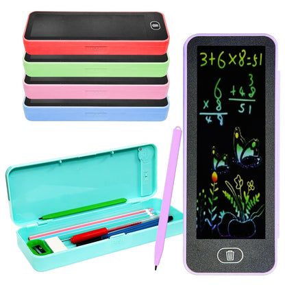 2 - in - 1 LCD Writing Tablet & Pencil Case - Bouncy Boo - Kids Toys Store