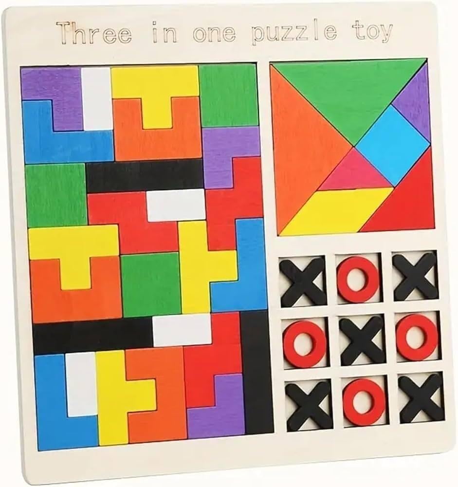 3 - in - 1 Wooden Learning Toy for Kids - Bouncy Boo - Kids Toys Store