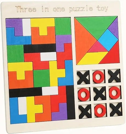 3 - in - 1 Wooden Learning Toy for Kids - Bouncy Boo - Kids Toys Store