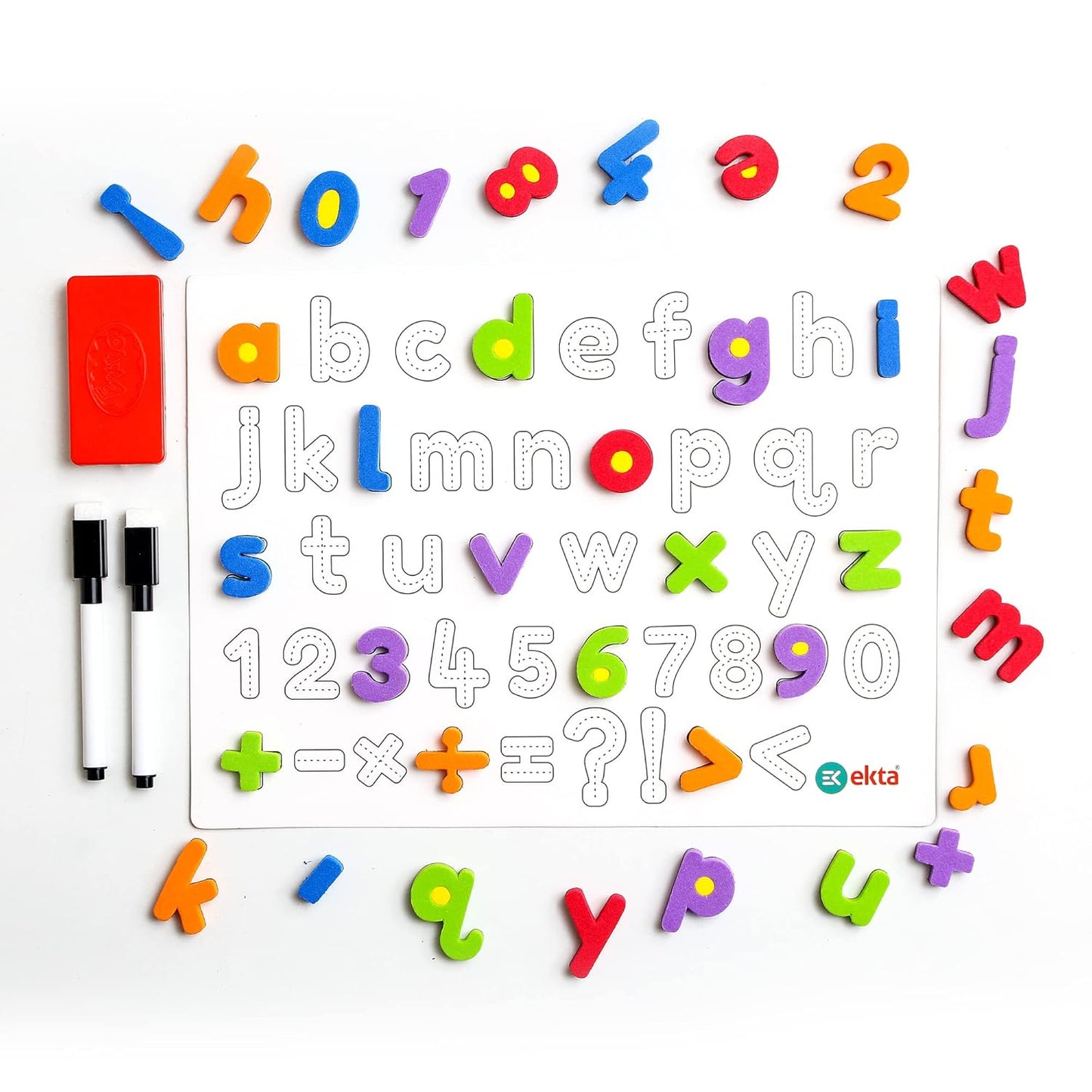 6 in 1 Magnetic Alphabet & Numbers Game, Learning & Educational Magnetic Board Game - Learning Board Game - Bouncy Boo - Kids Toys Store