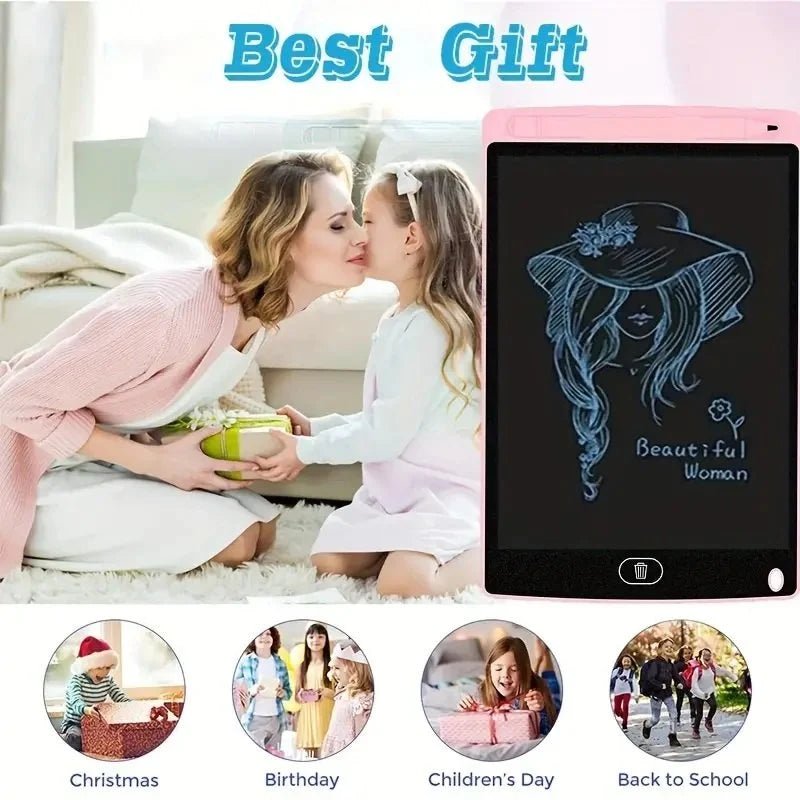 🌈 8.5 - Inch LCD Writing Tablet with Stylus Pen – Smart Learning & Creative Fun for Kids - Bouncy Boo - Kids Toys Store