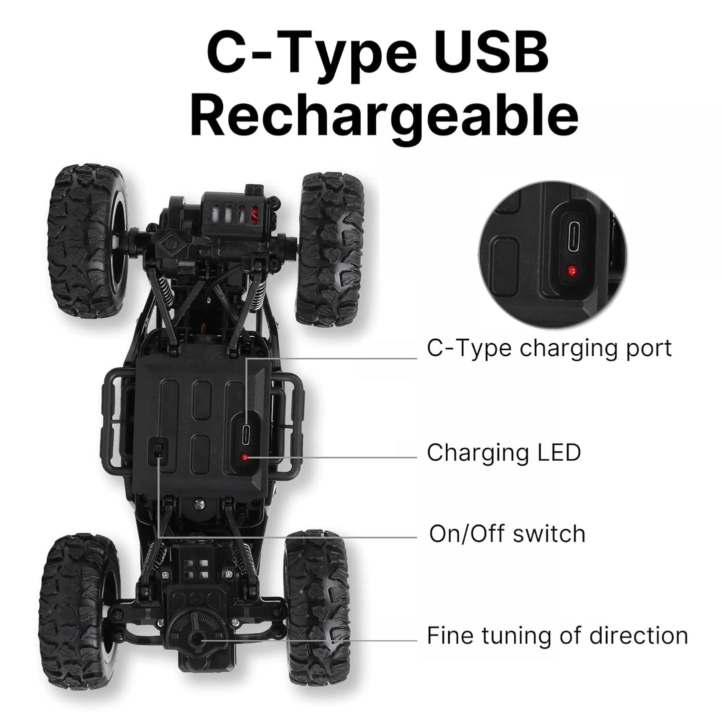 Thar  Crawler Car with Smoke