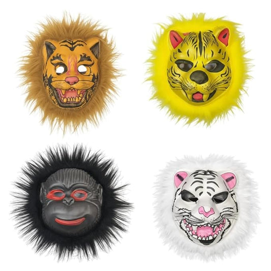 Animal Face Mask for Kids 3+ Years | Perfect for Costume & Party Fun - Bouncy Boo - Kids Toys Store