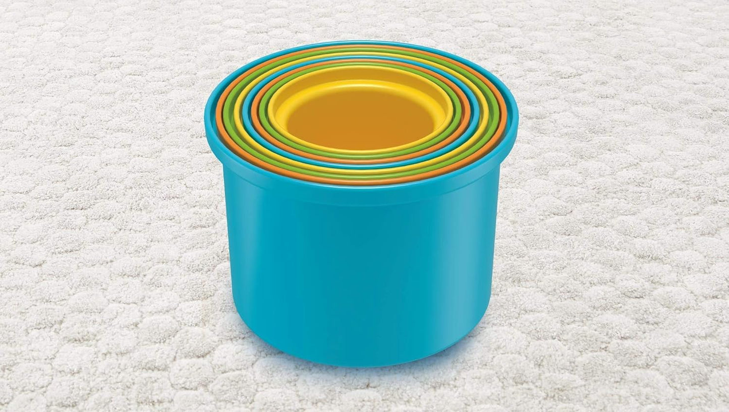 Baby Stacking Cups Toy for Kids Age 6+ Months – Supports Sensory Play and Early Motor Skill Development - Bouncy Boo - Kids Toys Store