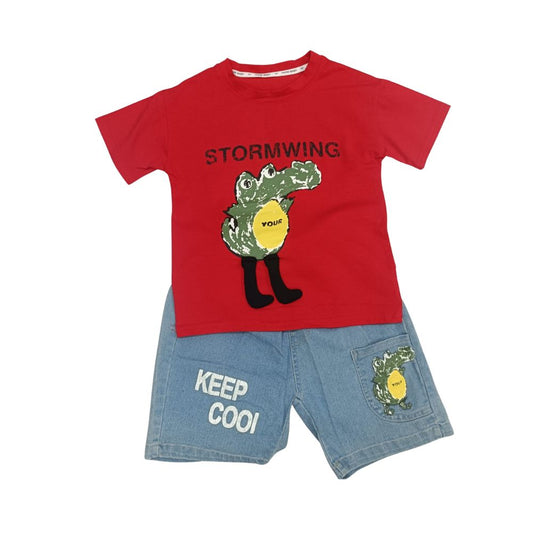 Boys casual wear set for kids by Bouncy Boo