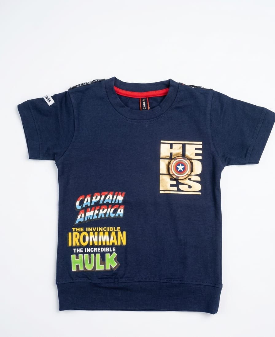 Boys Cotton Superhero T-Shirt with Suspender Shorts – Kids Casual Summer Outfit - Bouncy Boo - Kids Toys Store