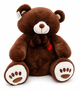 Brown Teddy Bear Soft Toy for Kids 1–6 Years | Cute & Cuddly Plush Toy - Bouncy Boo - Kids Toys Store