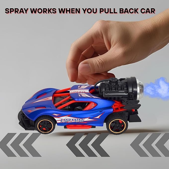Car with Light, Sound & Safe Mist Effect - Bouncy Boo - Kids Toys Store
