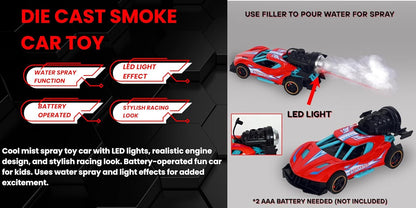 Car with Light, Sound & Safe Mist Effect - Bouncy Boo - Kids Toys Store
