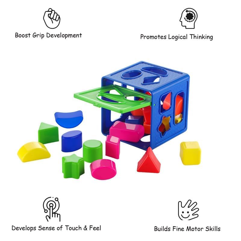 Colourful Shape Sorting Toy for Kids Age 1+ – Boosts Motor Skills and Early Learning - Bouncy Boo - Kids Toys Store