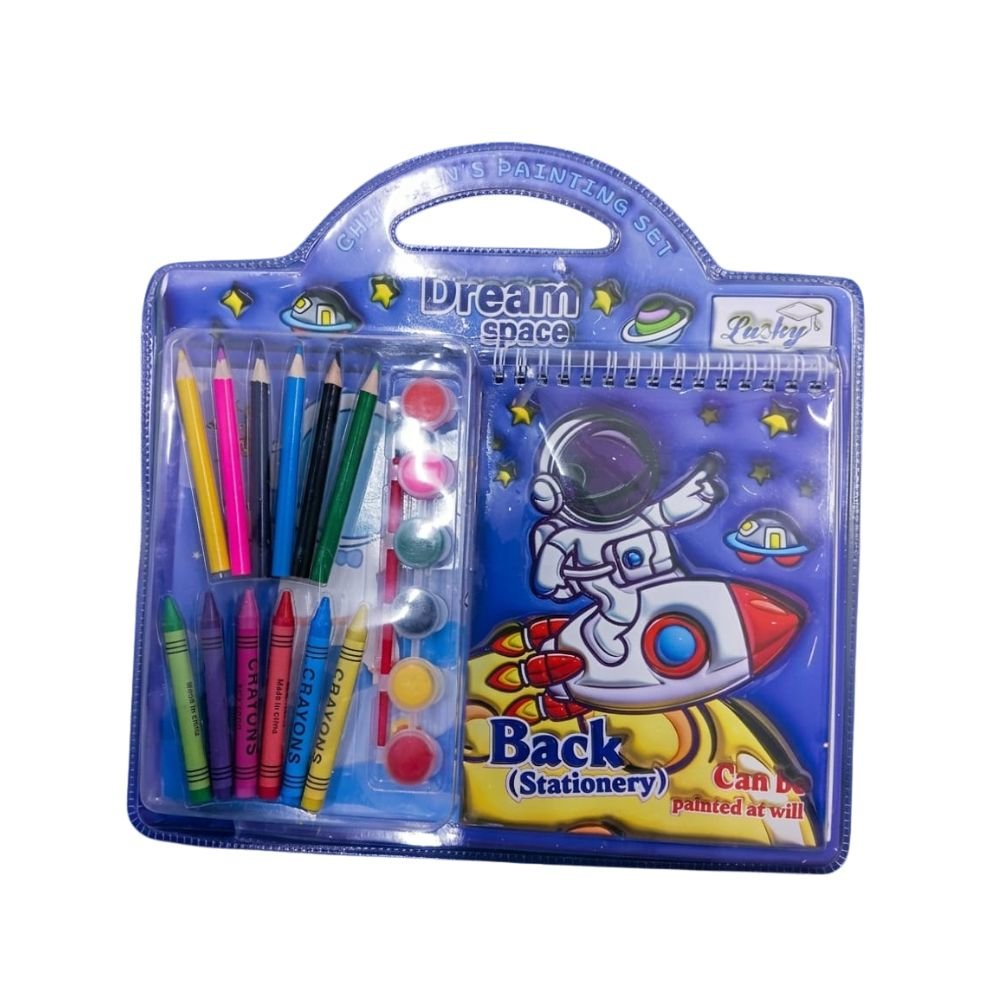 Colouring Gift Set for Kids 3+ Years | Creative Drawing & Learning Kit - Bouncy Boo - Kids Toys Store