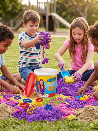 Creative Sand Play Set for Kids 3–8 Years | Soft Molding Toy Kit - Bouncy Boo - Kids Toys Store