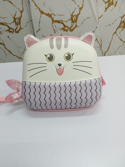 Cute cat kids sling bag for girls by Bouncy Boo
