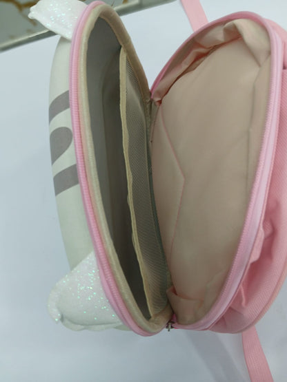 Stylish kids travel sling bag with cat design by Bouncy Boo