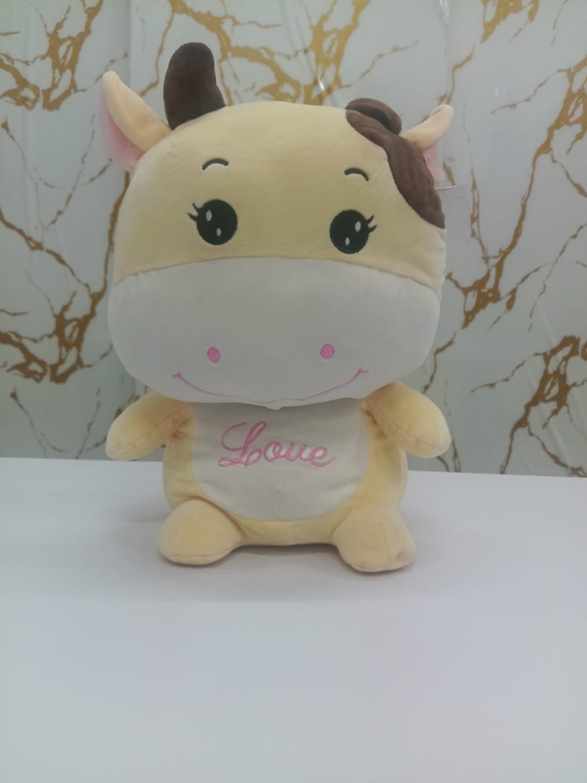 Cute Cow Soft Toy for Kids 1–6 Years | Huggable & Cuddly Stuffed Toy for Playtime - Bouncy Boo - Kids Toys Store