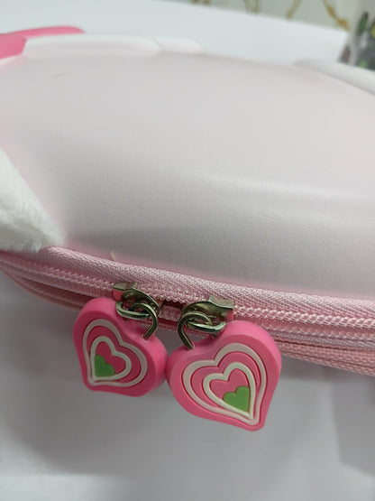 Kids travel backpack with strawberry design by Bouncy Boo