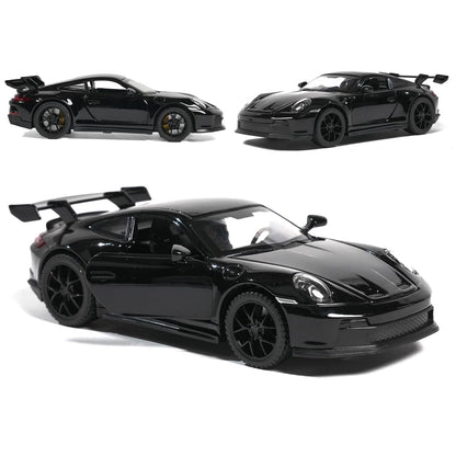 Die Cast Porsche Car Toy for Kids 3+ Years | Pull Back Action & Sound - Bouncy Boo - Kids Toys Store