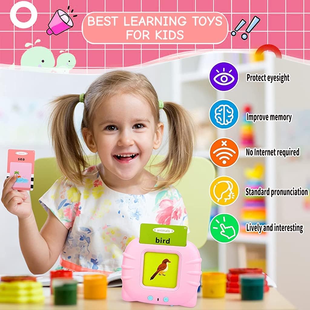 Early Learning Flash Card Device for Kids - Bouncy Boo - Kids Toys Store