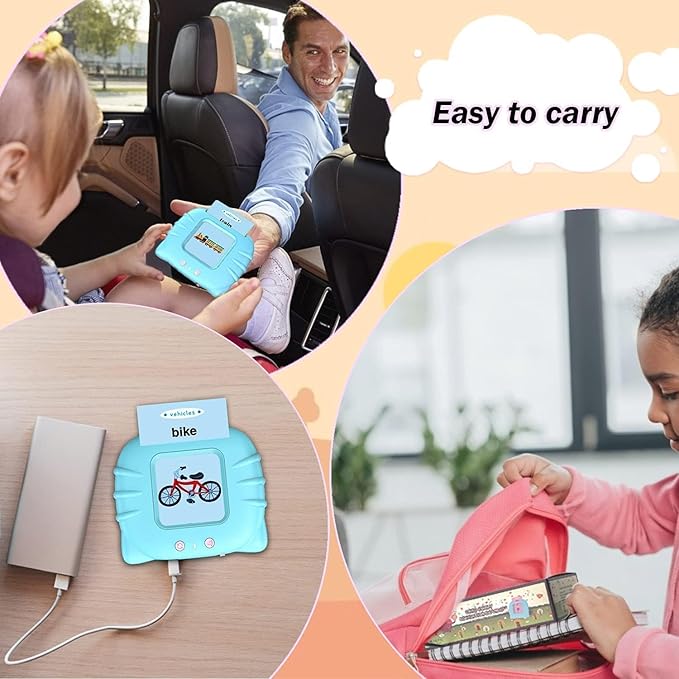 Early Learning Flash Card Device for Kids - Bouncy Boo - Kids Toys Store