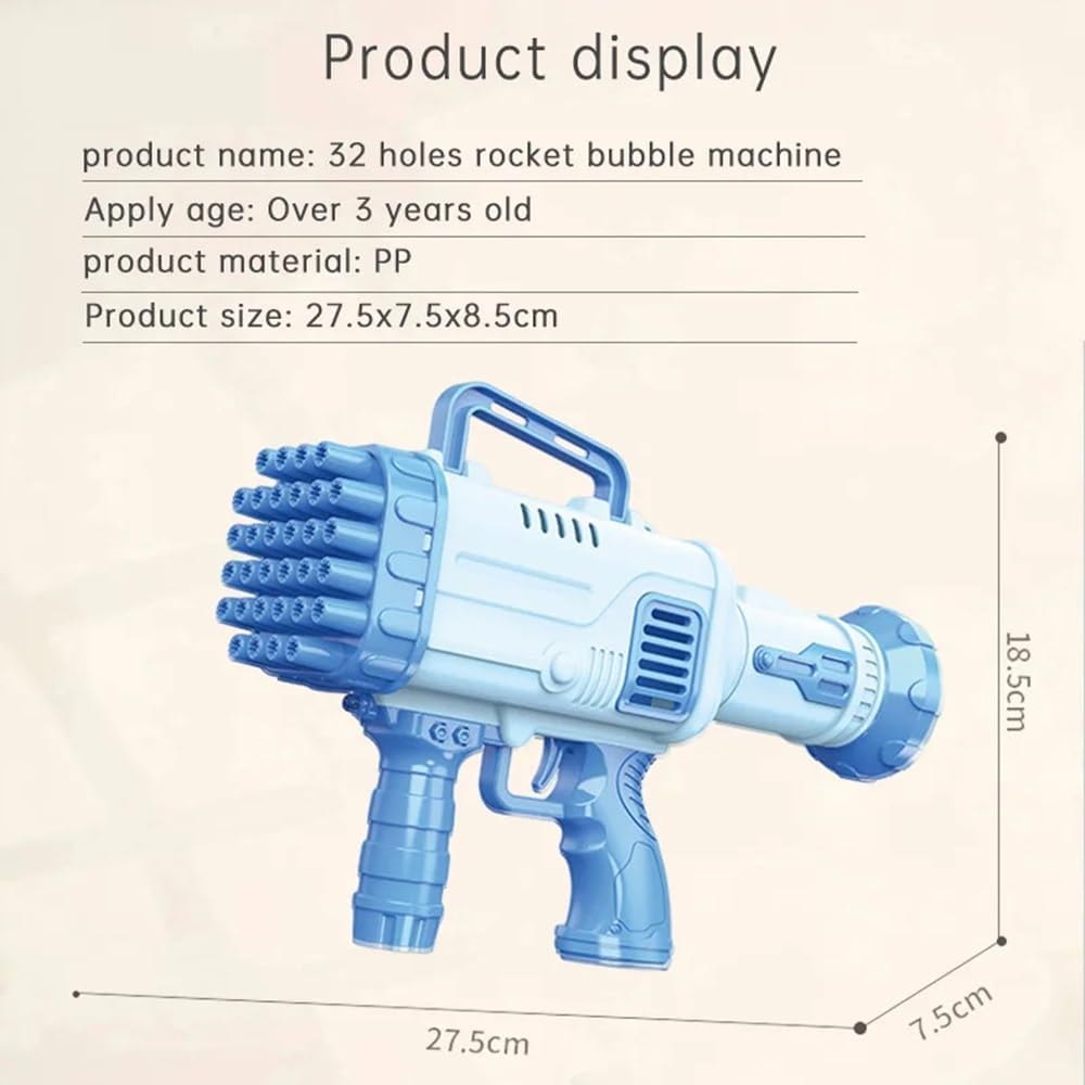 Electric Bubble Gun - Bouncy Boo - Kids Toys Store
