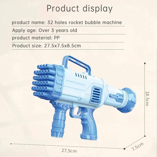 Electric Bubble Gun - Bouncy Boo - Kids Toys Store
