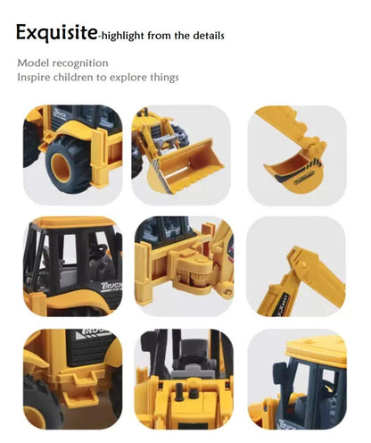 Excavator toy for kids imaginative play by Bouncy Boo