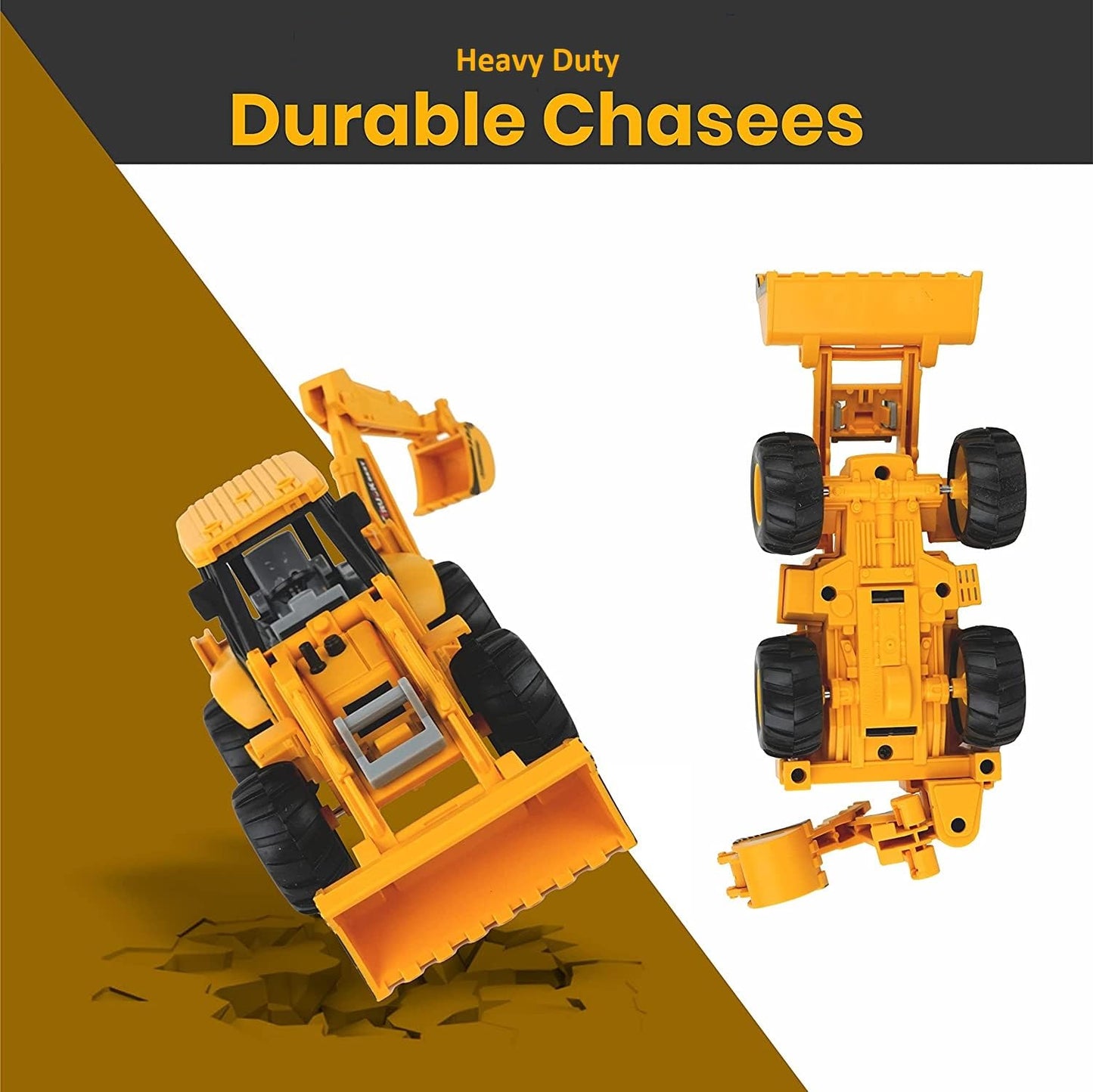 Excavator toy for kids fun play by Bouncy Boo