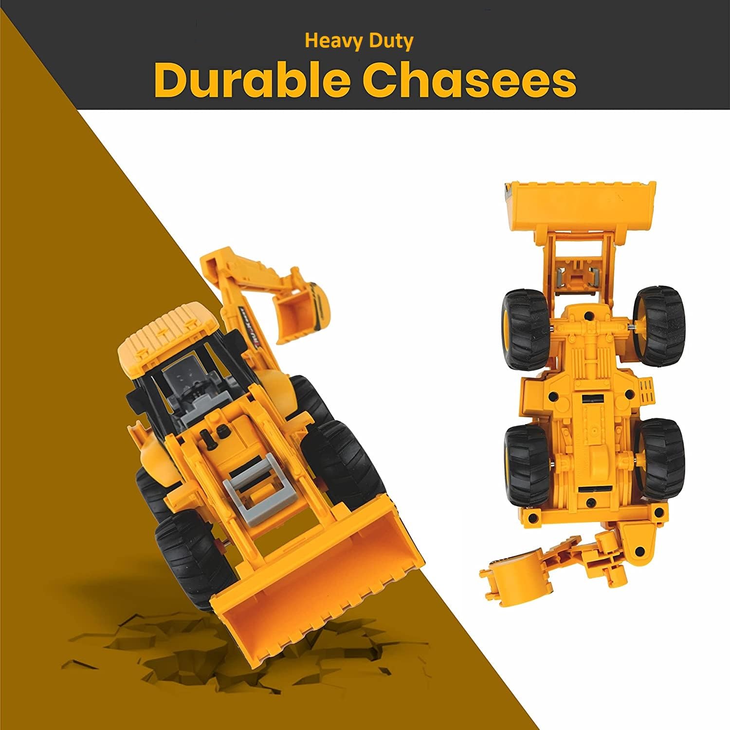 Excavator toy for kids fun play by Bouncy Boo