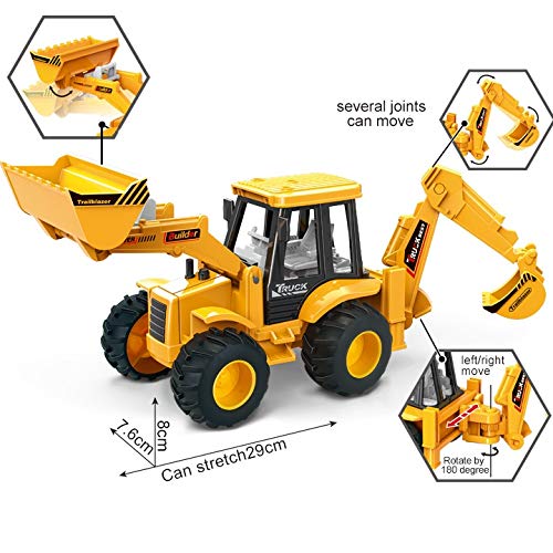 Excavator toy for kids learning play by Bouncy Boo