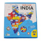 Explore India Map Puzzle for Kids 4+ Years | Geography & Learning Skills - Bouncy Boo - Kids Toys Store