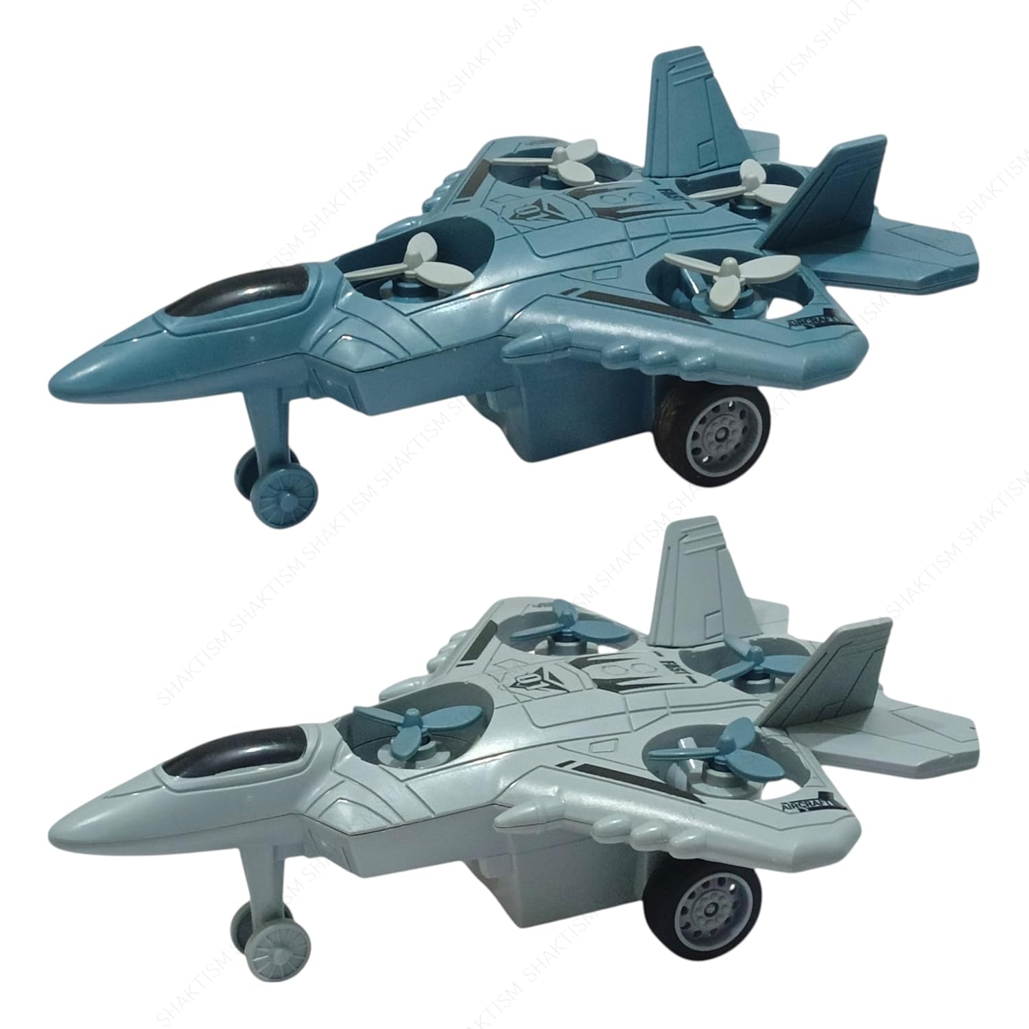 Fighter jet toy for kids action play by Bouncy Boo