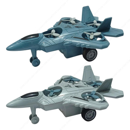 Fighter jet toy for kids action play by Bouncy Boo