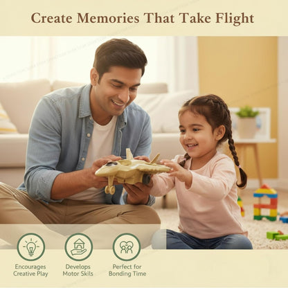 Fighter jet toy for kids learning play by Bouncy Boo