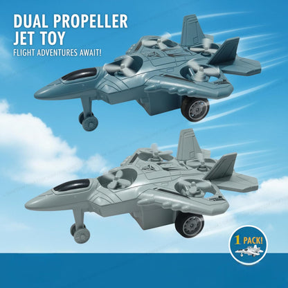 Fighter jet toy for kids adventure play by Bouncy Boo
