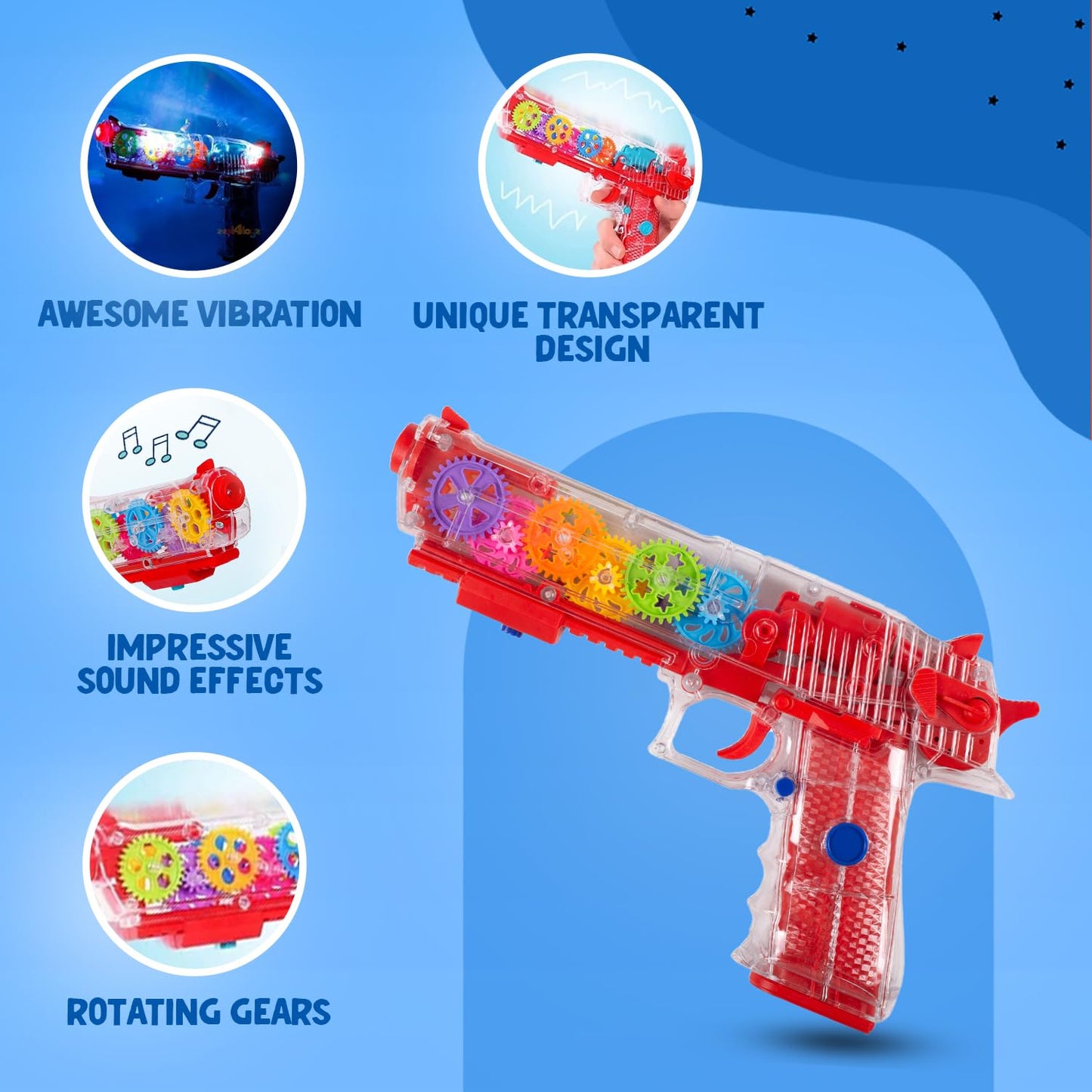 Gear Gun - Bouncy Boo - Kids Toys Store