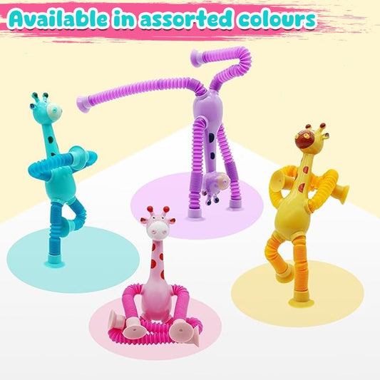 Telescopic Suction Cup Giraffe Pop Tube