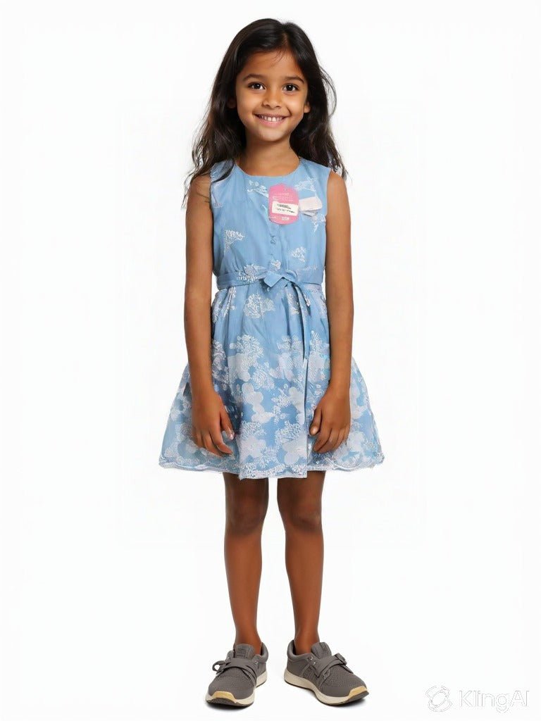 Girls Casual Dress for 2–6 Years | Stylish & Comfortable Frock - Bouncy Boo - Kids Toys Store