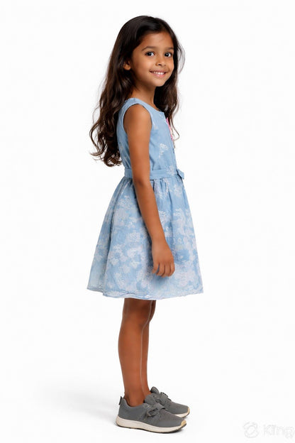 Girls Casual Dress for 2–6 Years | Stylish & Comfortable Frock - Bouncy Boo - Kids Toys Store