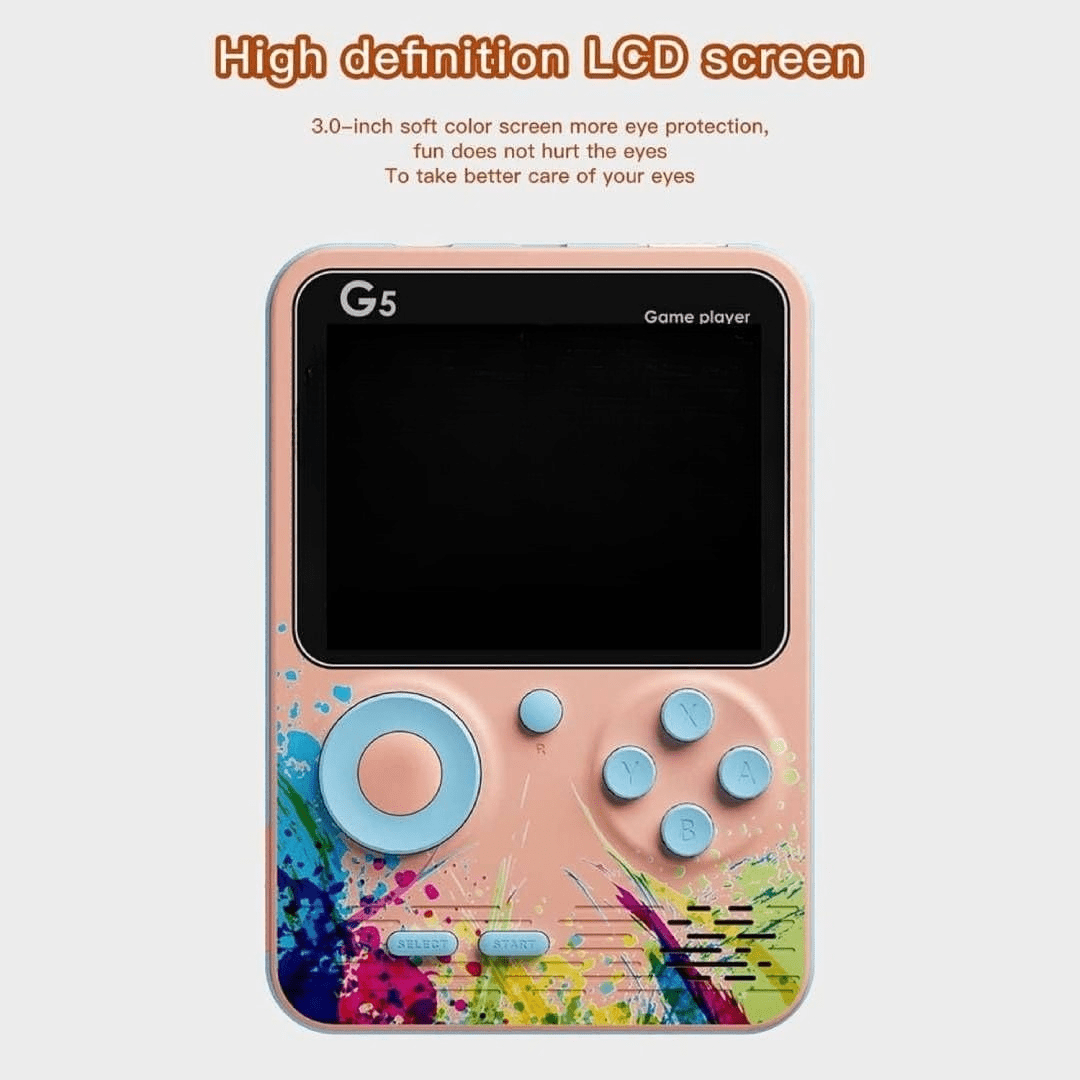 Handheld Video Game Console for Kids 6+ Years | 400 Built - in Games Fun - Bouncy Boo - Kids Toys Store