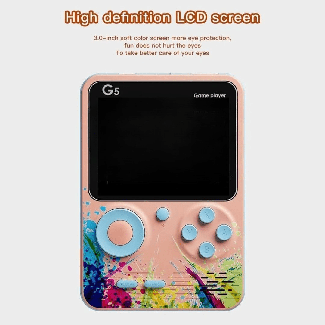 Handheld Video Game Console for Kids 6+ Years | 400 Built - in Games Fun - Bouncy Boo - Kids Toys Store