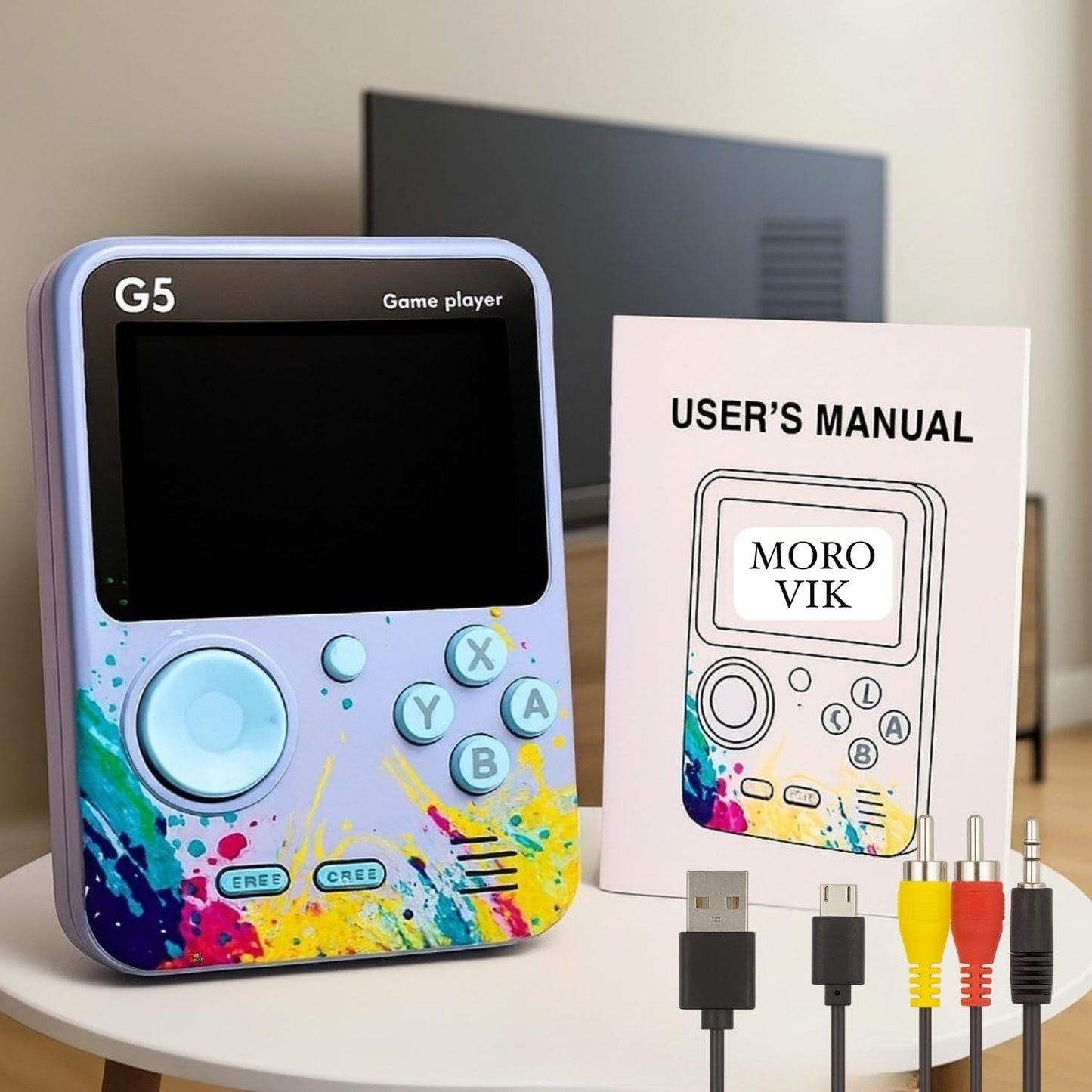 Handheld Video Game Console for Kids 6+ Years | 400 Built - in Games Fun - Bouncy Boo - Kids Toys Store