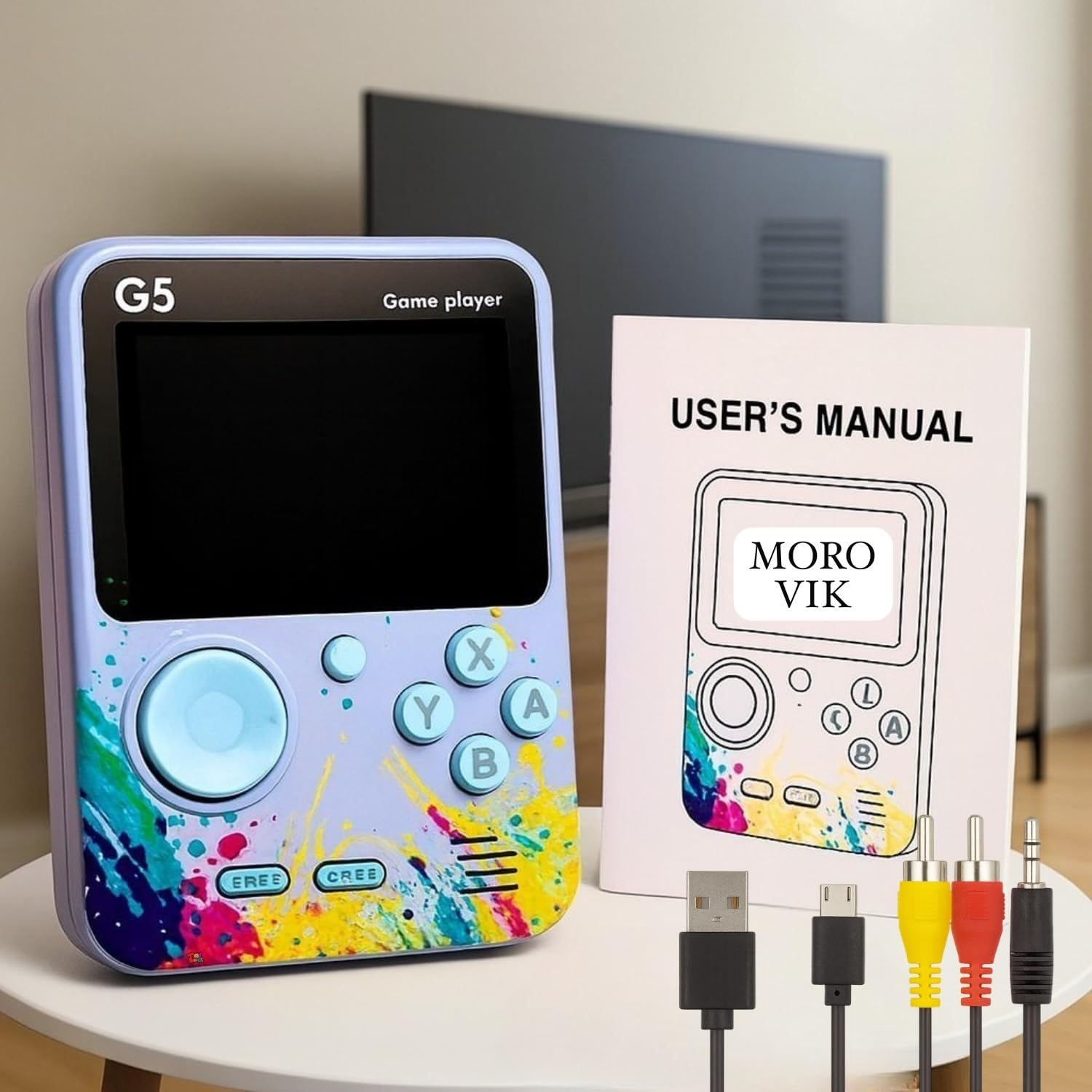 Handheld Video Game Console for Kids 6+ Years | 400 Built - in Games Fun - Bouncy Boo - Kids Toys Store